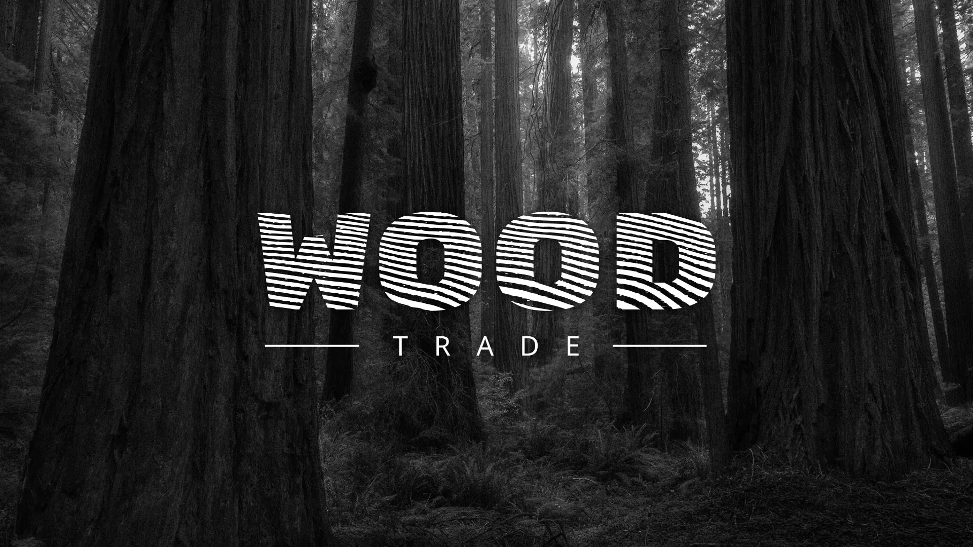 Разработка логотипа для компании «Wood Trade» в Товарково